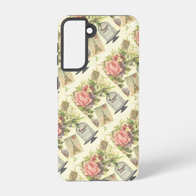 Funda Para Samsung Galaxy París de la época temática francesa (Reverso )