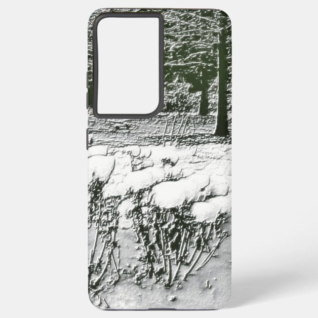Funda Para Samsung Galaxy Parque invernal (Reverso )