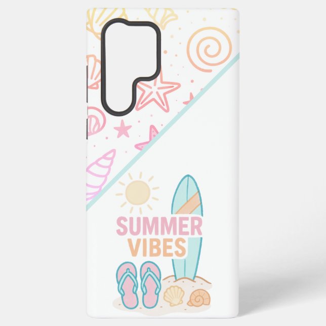 Funda Para Samsung Galaxy Pasarán los días de playa (Reverso )