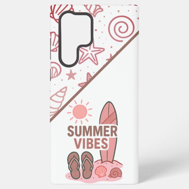 Funda Para Samsung Galaxy Pasarán los días de playa (Reverso )