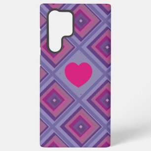 Funda Para Samsung Galaxy S22 Ultra Pasión diamante rosa púrpura patrón críscur 