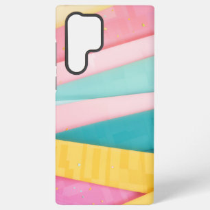 Funda Para Samsung Galaxy S22 Ultra Pastel Confetti Stripes