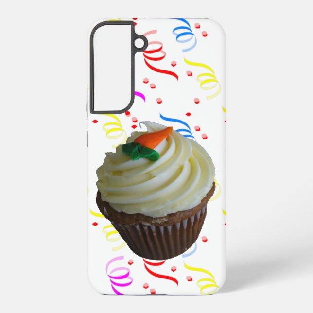 Funda Para Samsung Galaxy Pastel de tarta de zanahoria y repostería (Reverso )