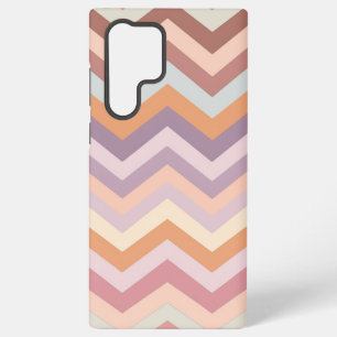 Funda Para Samsung Galaxy S22 Ultra Pastel Multicolor Chevron Zigzag Boho Geométrico