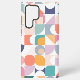 Funda Para Samsung Galaxy S22 Ultra Pastel square designs as Bauhaus style