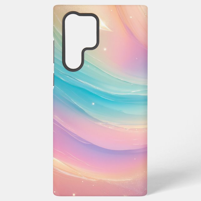 Funda Para Samsung Galaxy Pastel Wave - Dreamy Gradient Phone Case (Reverso )