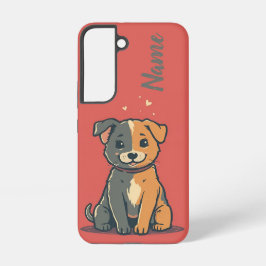 Funda Para Samsung Galaxy S22 Patas Hermanas | Perro Amante Personalizado