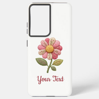 Funda Para Samsung Galaxy S21 Ultra Patchwork Blume im Landhausstil