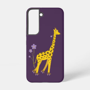 Funda Para Samsung Galaxy S22 Patinaje Púrpura Patinaje Divertido Personalizado
