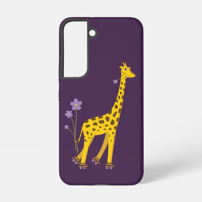 Funda Para Samsung Galaxy Patinaje Púrpura Patinaje Divertido Personalizado  (Reverso )