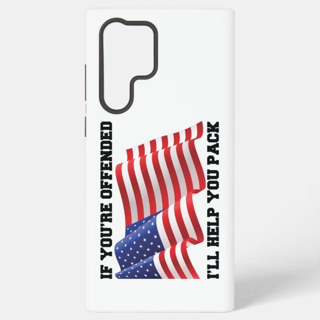 Funda Para Samsung Galaxy patriota americano (Reverso )