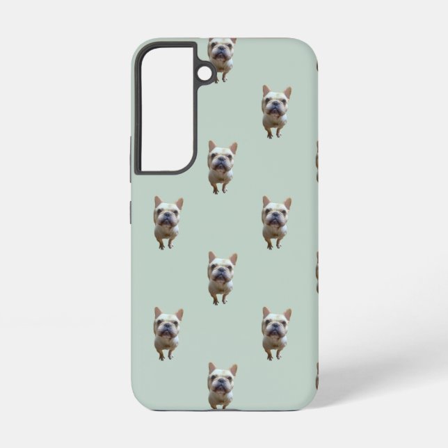 Funda Para Samsung Galaxy patrón_2_bulldog_francés_2 (Reverso )