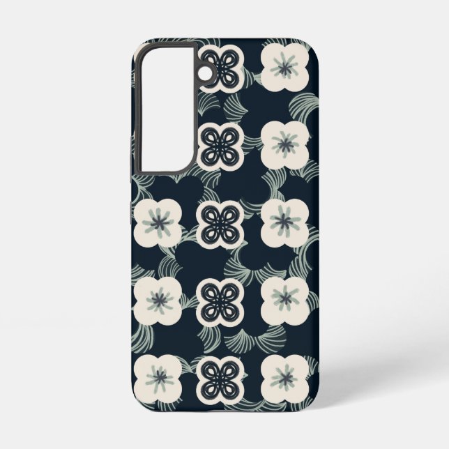 Funda Para Samsung Galaxy patrón_5_flor_1 (Reverso )