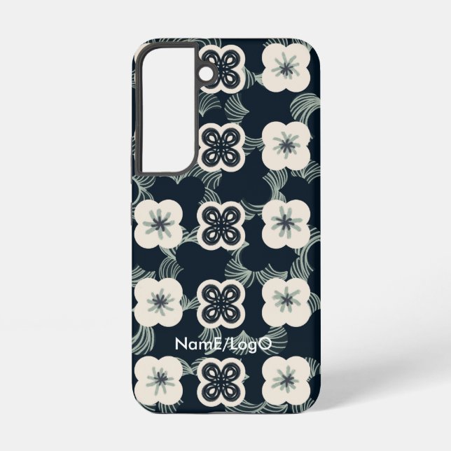 Funda Para Samsung Galaxy patrón_5_flor_1 (Reverso )