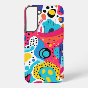 Funda Para Samsung Galaxy S22+ Patrón abstracto de Pop Art, patrón inspirado en P