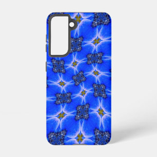 Funda Para Samsung Galaxy S21 Patrón anémico de los jardines azules