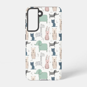 Funda Para Samsung Galaxy S21 Patrón animal de bebé de Pastel Cutel
