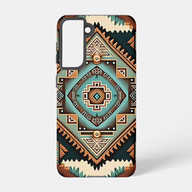 Funda Para Samsung Galaxy Patrón Boho del Sudoeste (Reverso )