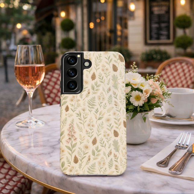 Funda Para Samsung Galaxy Patrón Botánico de Bosque Otoñal | Sueños de Otoño (Subido por el creador)