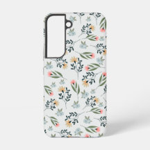 Patrón botánico de flores silvestres modernas