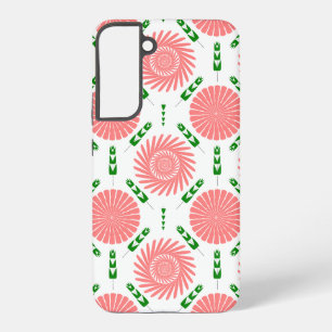 Funda Para Samsung Galaxy S22+ patrón con flores rosas