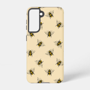 Funda Para Samsung Galaxy S21 Patrón de abejas reina