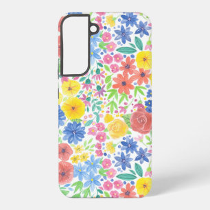 Funda Para Samsung Galaxy S22+ Patrón de acuarela floral