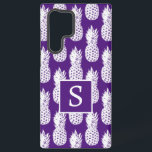 Funda Para Samsung Galaxy S22 Ultra Patrón de amante de piña púrpura<br><div class="desc">Patrón de amante de piña morado Samsung Galaxy S22 Ultra Funda. Portada del teléfono androide de Guay.</div>