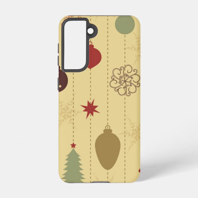 Funda Para Samsung Galaxy Patrón de año nuevo (Reverso )