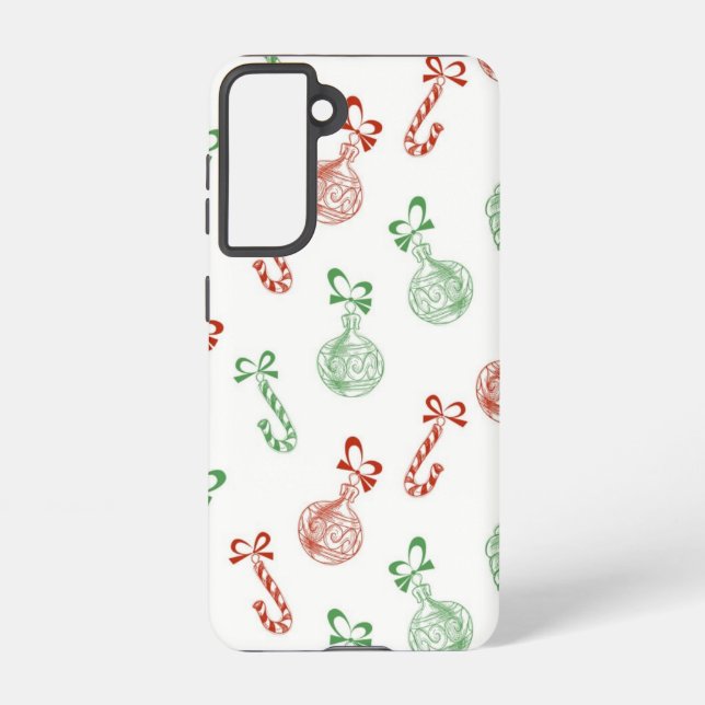 Funda Para Samsung Galaxy Patrón de año nuevo (Reverso )