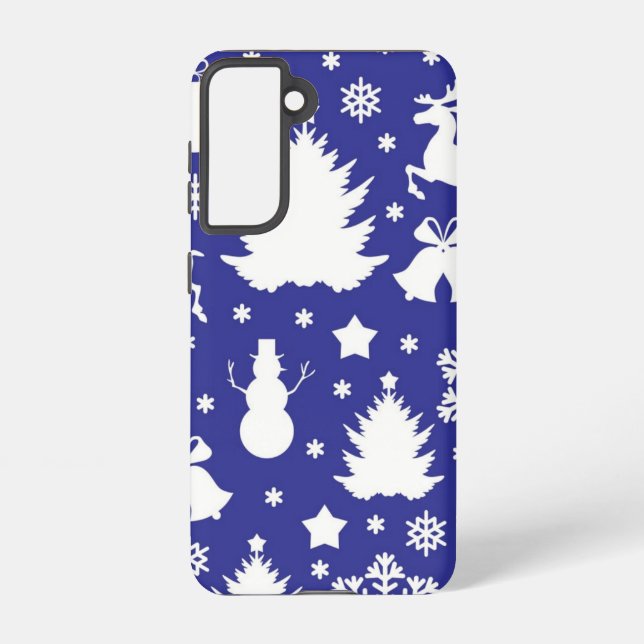 Funda Para Samsung Galaxy Patrón de año nuevo (Reverso )