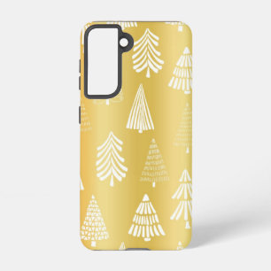 Funda Para Samsung Galaxy S21 patrón de árbol de Navidad
