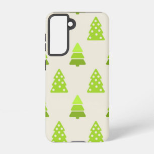 Funda Para Samsung Galaxy S21 patrón de árbol de Navidad