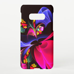 Funda Para Samsung Galaxy S10E Patrón de arte de resumen floral colorido moderno 