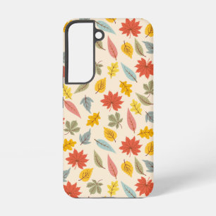 Funda Para Samsung Galaxy S22 Patrón de caída de hojas coloridas