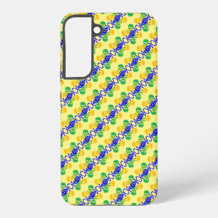 Funda Para Samsung Galaxy S22+ Patrón de Calaveras y Huesos Cruzados