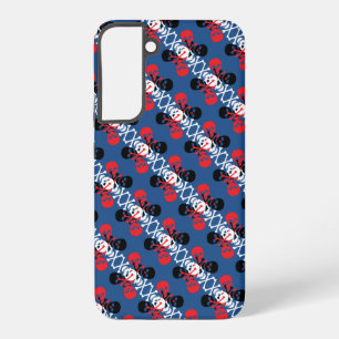 Funda Para Samsung Galaxy S22+ Patrón de Calaveras y Huesos Cruzados