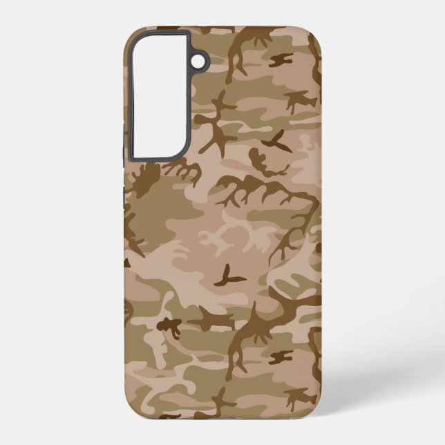 Funda Para Samsung Galaxy Patrón de camuflaje del desierto, patrón militar,  (Reverso )