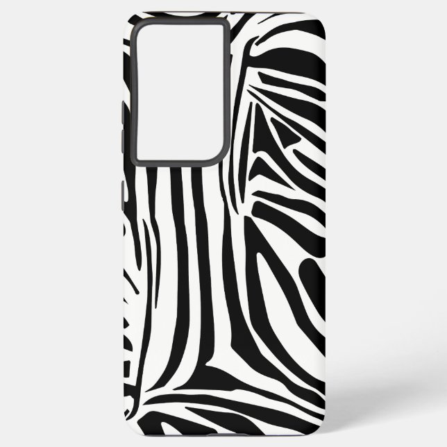 Funda Para Samsung Galaxy Patrón de cebra (Reverso )