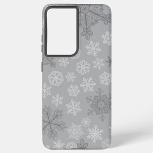 Funda Para Samsung Galaxy S21 Ultra Patrón de copo de nieve