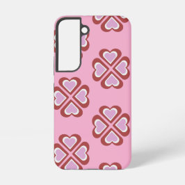 Funda Para Samsung Galaxy S22 patrón de corazones