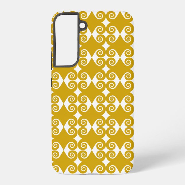Funda Para Samsung Galaxy Patrón de diamante rizado (Reverso )