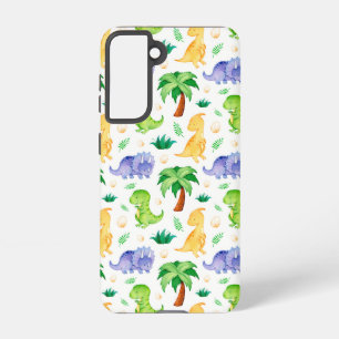 Funda Para Samsung Galaxy S21 Patrón de dinosaurio cutáneo neonatal