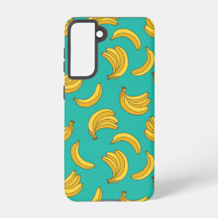 Funda Para Samsung Galaxy S21 Patrón de diversión de la fruta de la banana