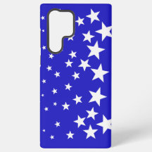 Patrón de estrella blanca sobre fondo azul