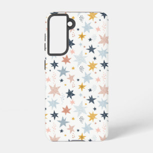 Funda Para Samsung Galaxy S21 Patrón de estrella divertida