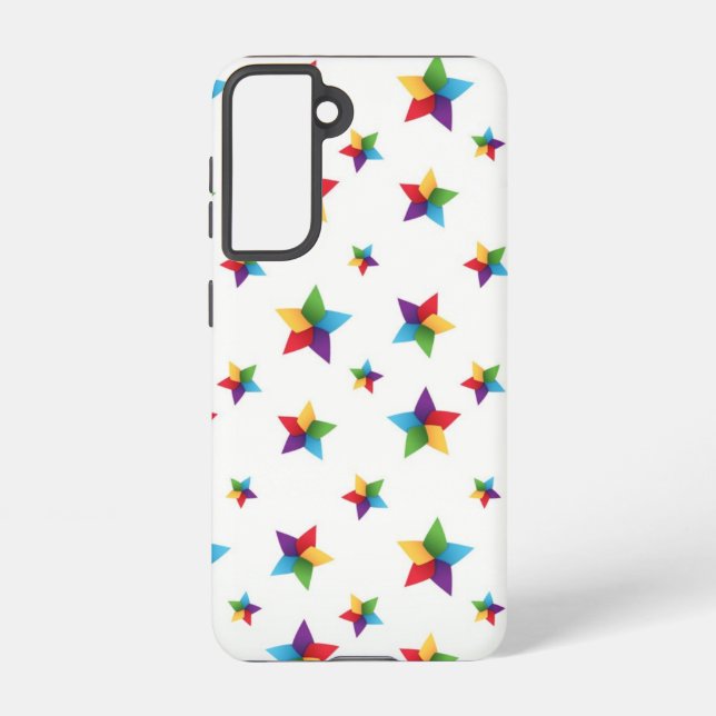Funda Para Samsung Galaxy Patrón de estrellas (Reverso )