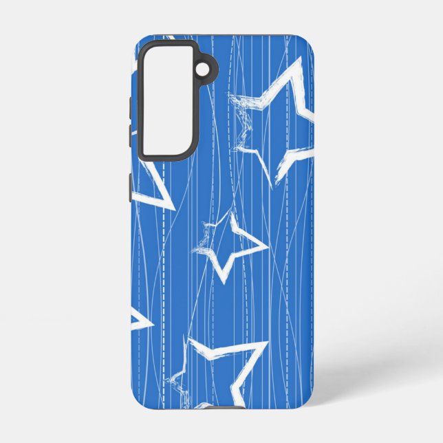 Funda Para Samsung Galaxy Patrón de estrellas (Reverso )