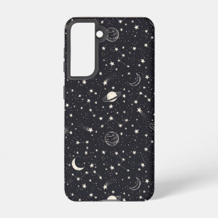 Funda Para Samsung Galaxy S21 Patrón de estrellas y planetas