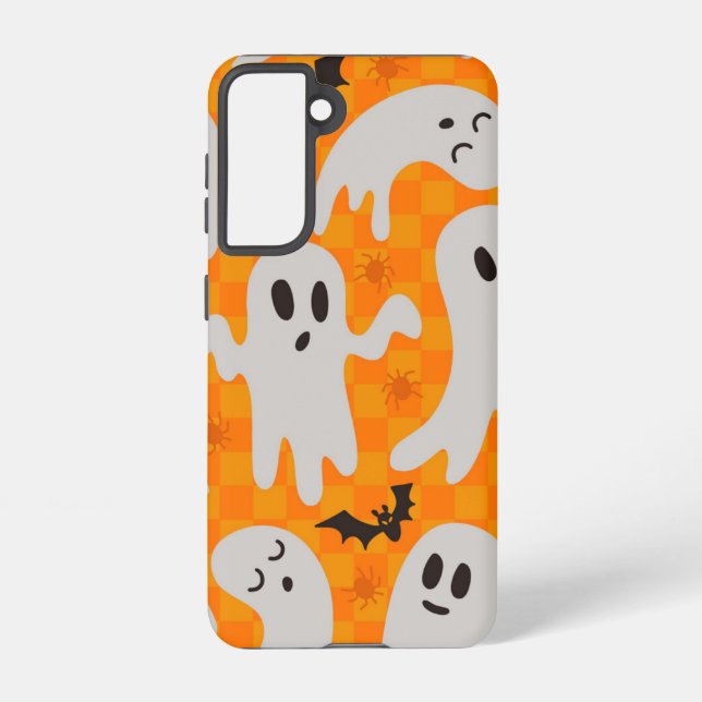 Funda Para Samsung Galaxy Patrón de fantasma (Reverso )
